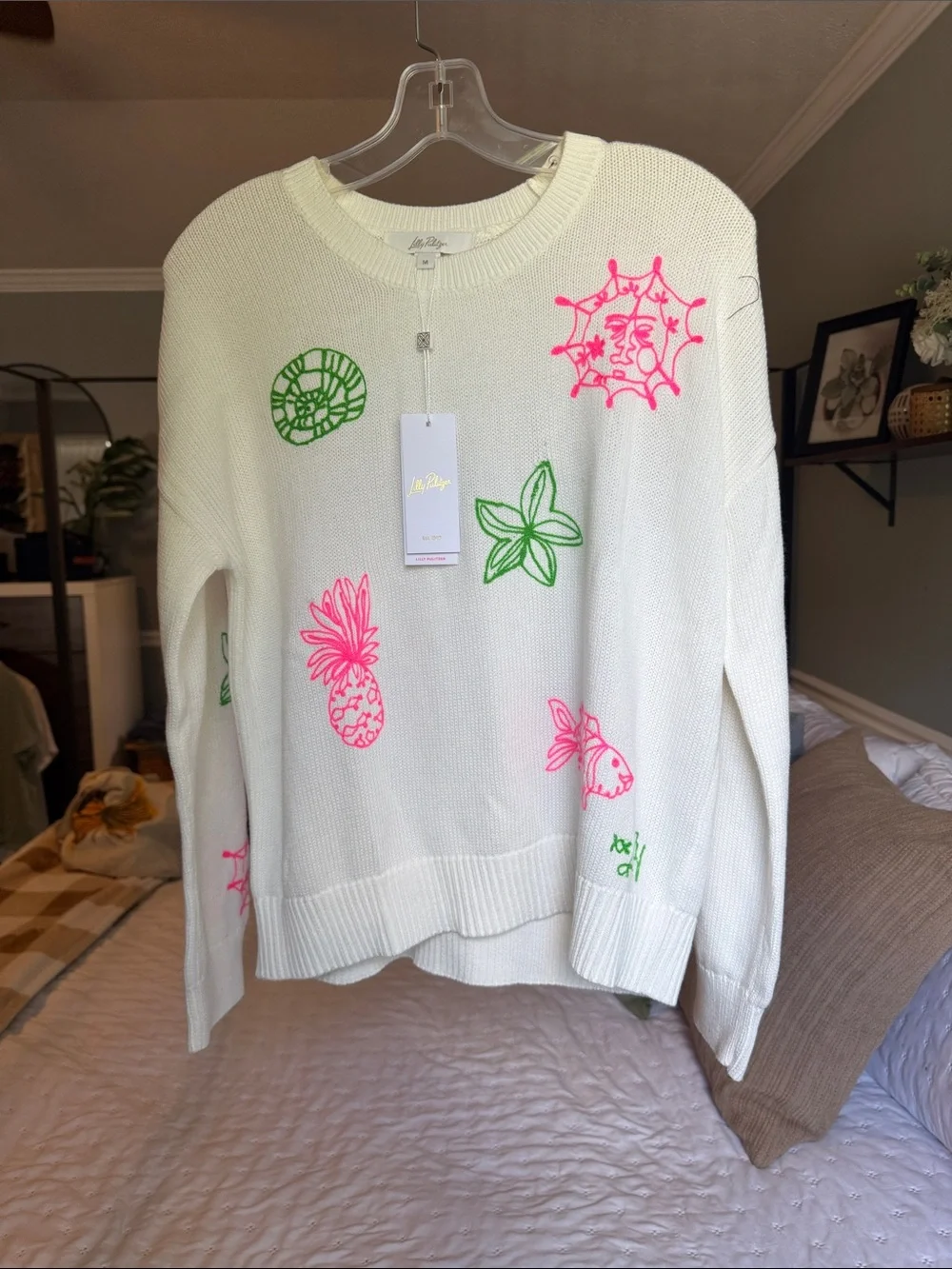 Lilly Pulitzer cream knit
